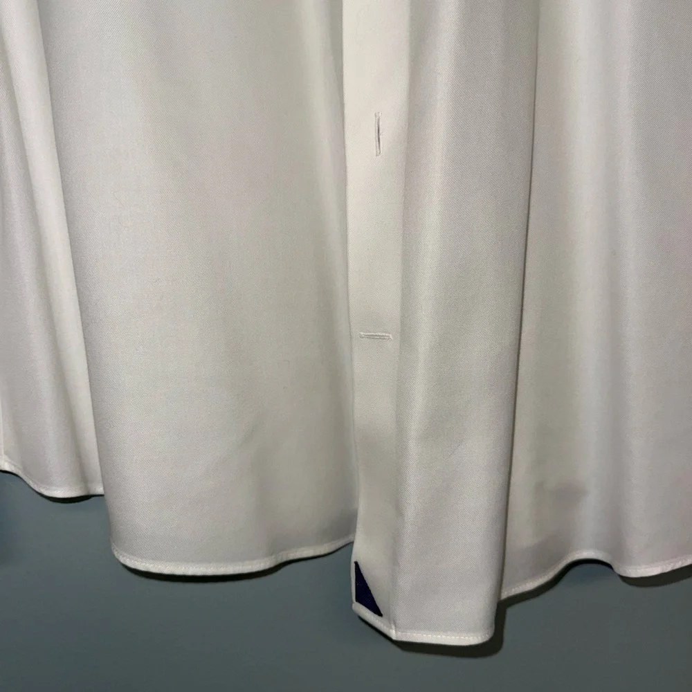 Men’s UNTUCKit White Long Sleeve Button Wrinkle Free Dress Shirt XL - Picture 3 of 7
